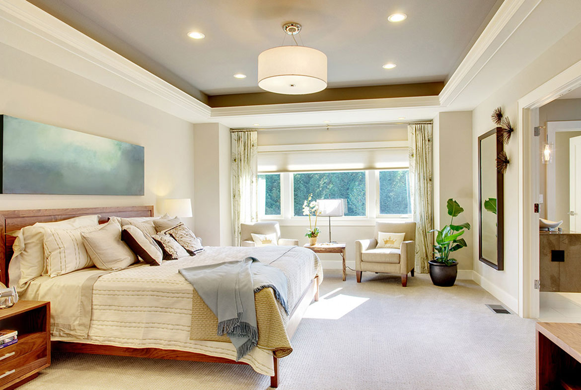 Relaxing apartment bay view