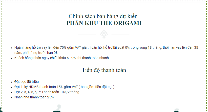 Chính sách thanh toán