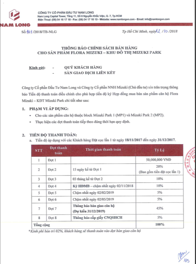 Chính sách thanh toán