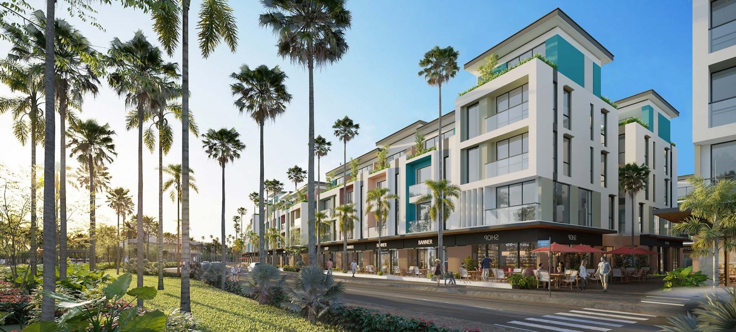 Thành phố đảo nhiệt đới<br>đa sắc màu