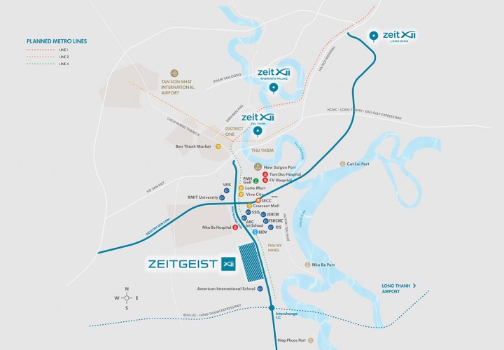 Ví trí trung tâm Nam Sài Gòn