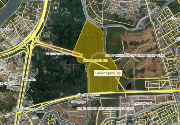 Vị trí đắc địa tại Quận 2